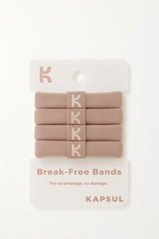 Break-Free Hair Bands (4-Pack)- - SANDY
