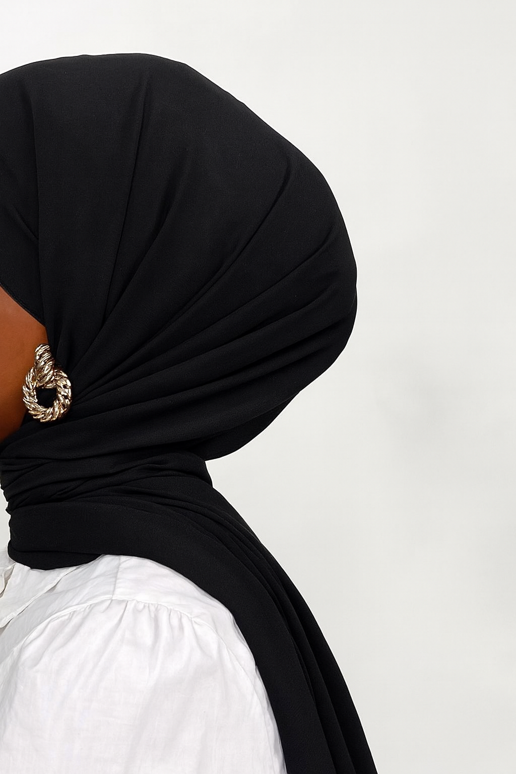HYBRID Jersey Hijab - ONYX - VASTR