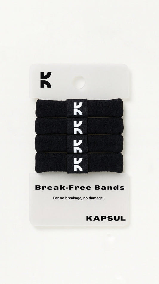 Break-Free Hair Bands (4-Pack)- ONYX